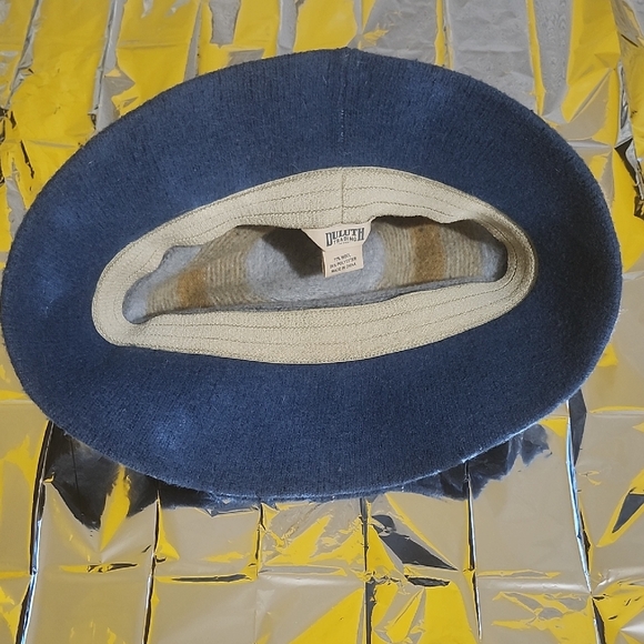 Duluth Trading Co Tan and Blue Wool Blend Hat - Picture 3 of 7